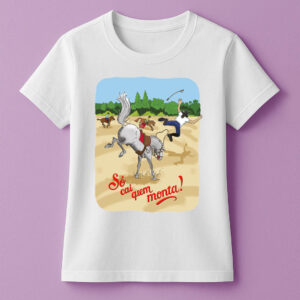 Camiseta Só Cai Quem Monta!